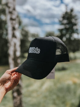 CZAPKA Z DASZKIEM z logo Clödie | unisex | nadruk