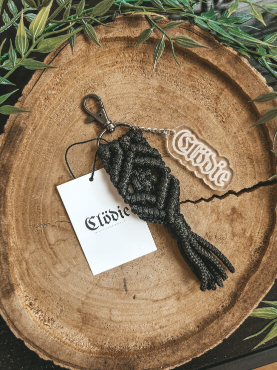 SMYCZ HANDMADE + brelok transparentny z logo Clödie