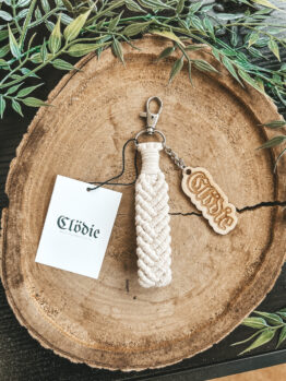SMYCZ HANDMADE + brelok drewniany z logo Clödie
