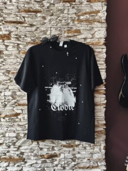 T-Shirt Clödie CUSTOM – REBEL– czarna - UNISEX