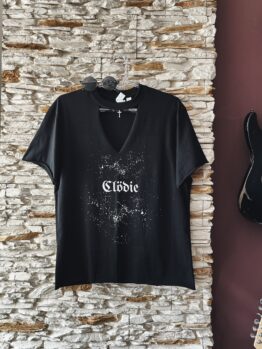 T-Shirt Clödie CUSTOM – Black Noise – czarna