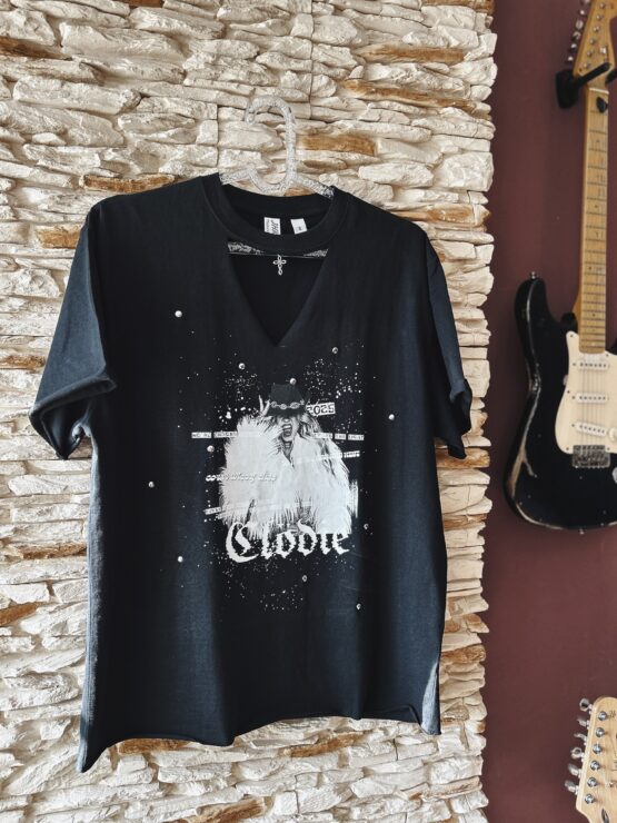 T-Shirt Clödie CUSTOM – REBEL V – Czarna - obrazek 5
